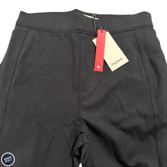 Popilush Black Flare Shapewear Freedom Pants M Tummy Control Ponte Stretch NEW - Picture 14 of 16